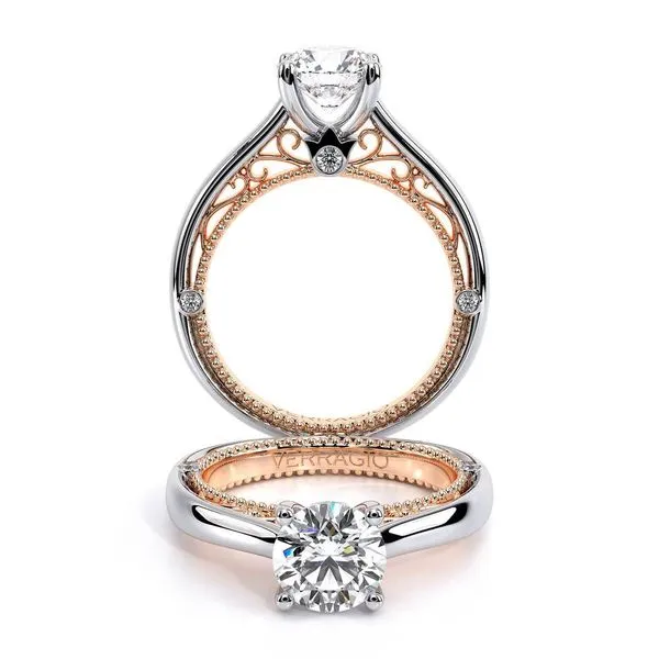Venetian-5047r-18k Two Tone Round Tracy Jewelers Spokane, WA
