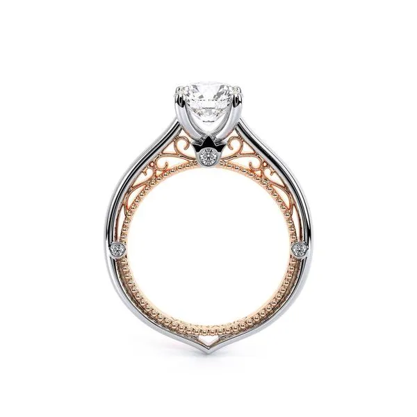 Venetian-5047r-18k Two Tone Round Image 4 Tracy Jewelers Spokane, WA