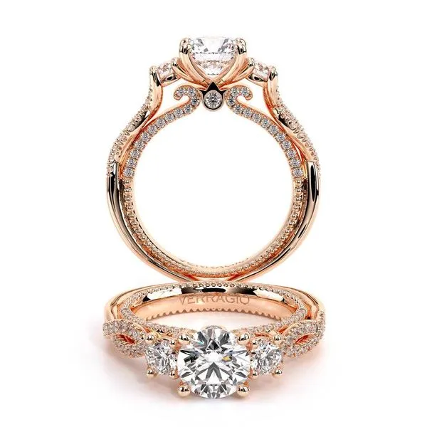 Couture-0450r-14k Rose Gold Round Tracy Jewelers Spokane, WA