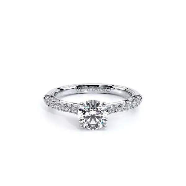 Renaissance-955R17-18K White Gold Round Image 2 Tracy Jewelers Spokane, WA