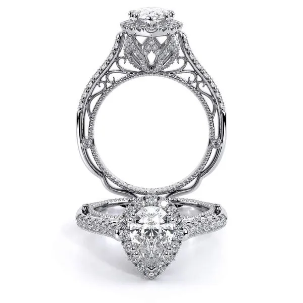 Venetian-5061pear-18k White Pear Tracy Jewelers Spokane, WA