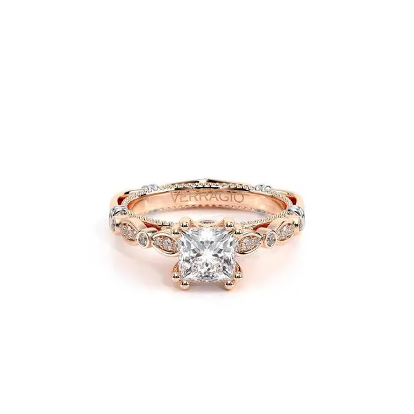 Parisian-100p-14k Rose Gold Princess Image 2 Tracy Jewelers Spokane, WA