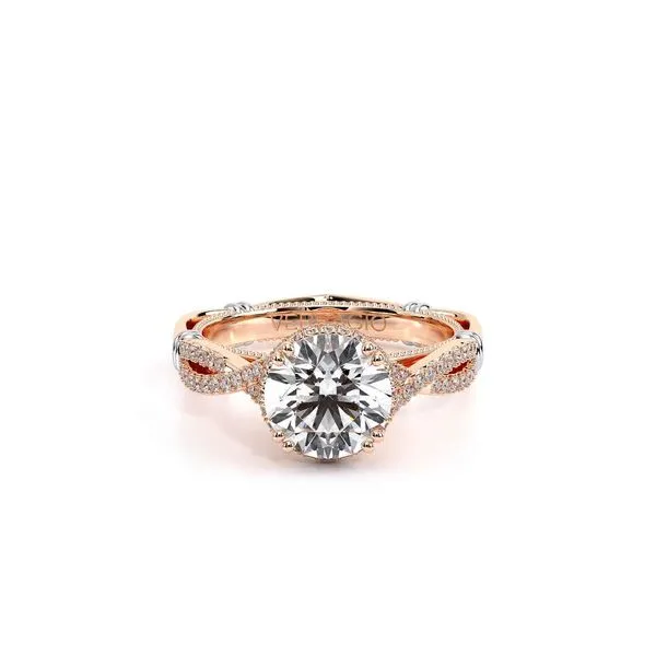 Parisian-105x-R-18k Rose Gold Round Image 5 Tracy Jewelers Spokane, WA