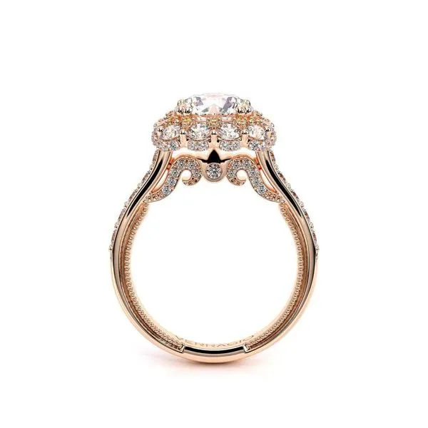 Insignia-7106cu-14k Rose Gold Cushion Image 4 Tracy Jewelers Spokane, WA