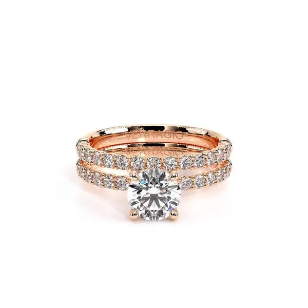 Renaissance-950R20-14K Rose Gold Round Image 5 Tracy Jewelers Spokane, WA