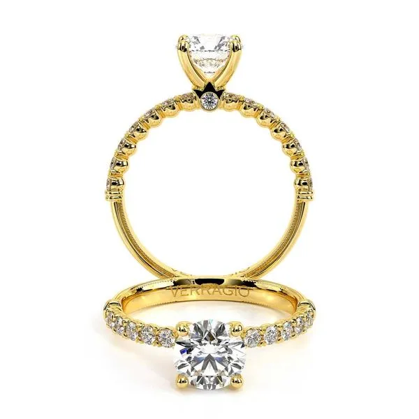 Renaissance-950R20-14K Yellow Gold Round Tracy Jewelers Spokane, WA