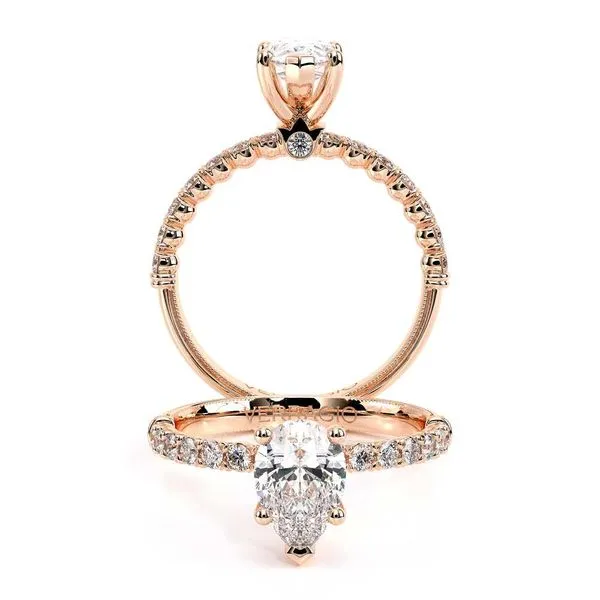 Renaissance-950PEAR20-18K Rose Gold Pear Tracy Jewelers Spokane, WA