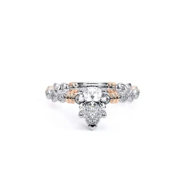 Renaissance-973-Pear-14k Two Tone Pear Image 2 Tracy Jewelers Spokane, WA