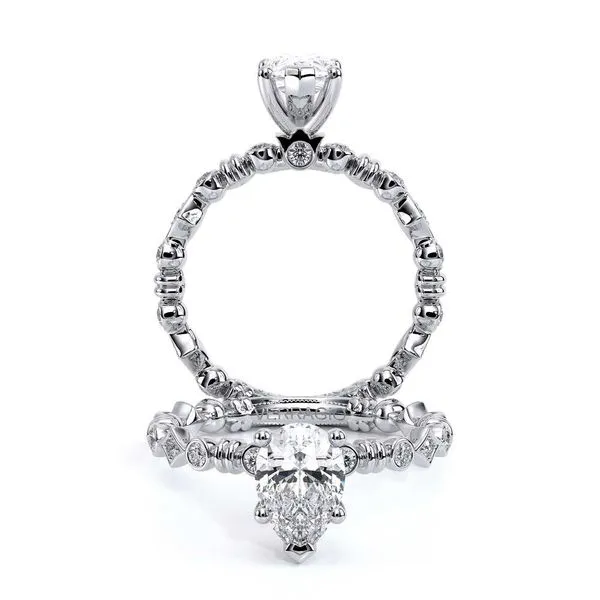 Renaissance-973-Pear-14k White Pear Tracy Jewelers Spokane, WA