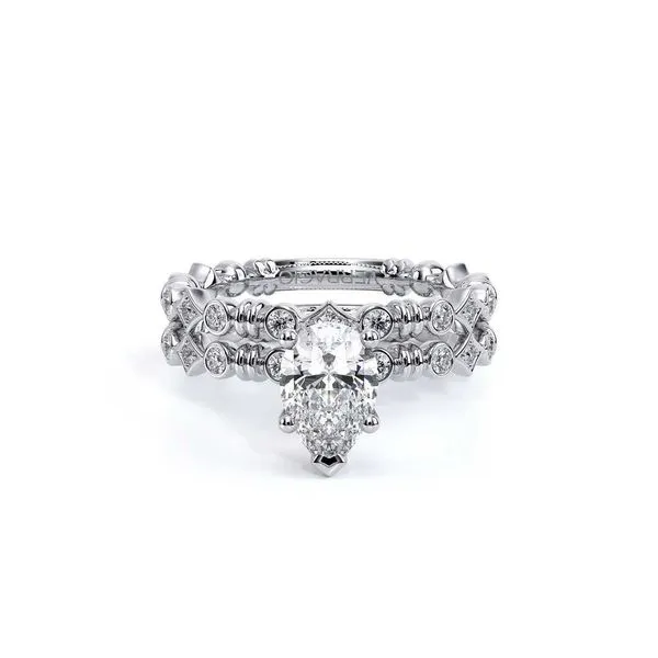 Renaissance-973-Pear-14k White Pear Image 5 Tracy Jewelers Spokane, WA