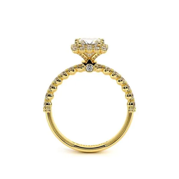 Renaissance-954P18-18K Yellow Gold Princess Image 4 Tracy Jewelers Spokane, WA