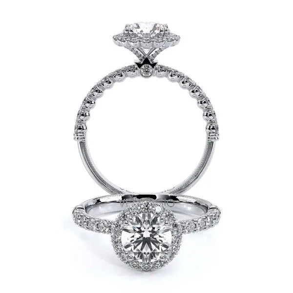 Renaissance-954R18-14K White Gold Round Tracy Jewelers Spokane, WA