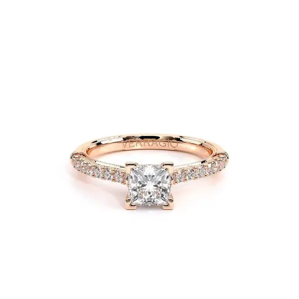 Renaissance-955P17-14K Rose Gold Princess Image 2 Tracy Jewelers Spokane, WA