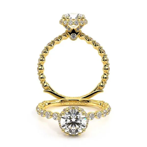 Renaissance-984R20-14K Yellow Gold Round Tracy Jewelers Spokane, WA