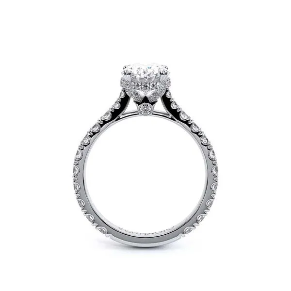Renaissance-985OV22-18K White Gold Oval Image 4 Tracy Jewelers Spokane, WA