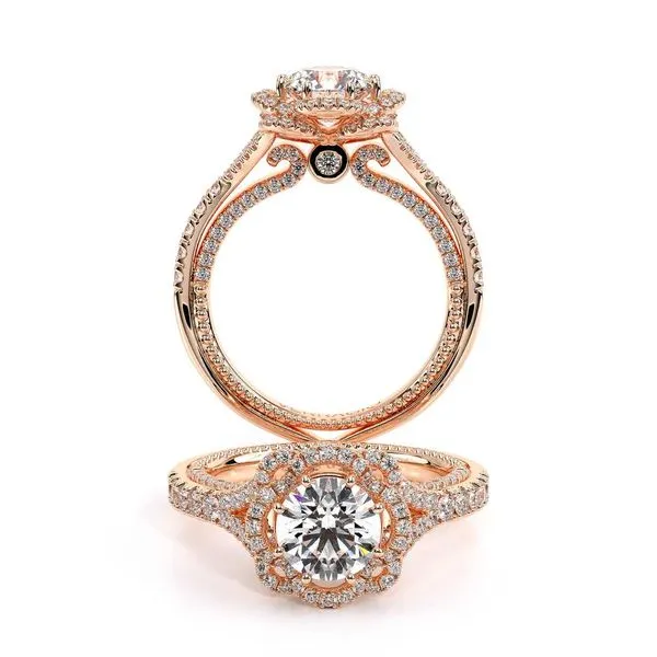 Couture-0444-18k Rose Gold Round Tracy Jewelers Spokane, WA
