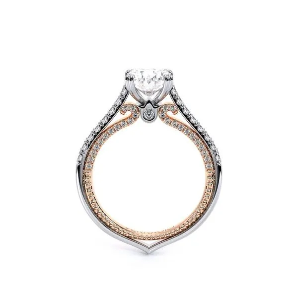 Couture-0452ov-18k Two Tone Oval Image 4 Tracy Jewelers Spokane, WA
