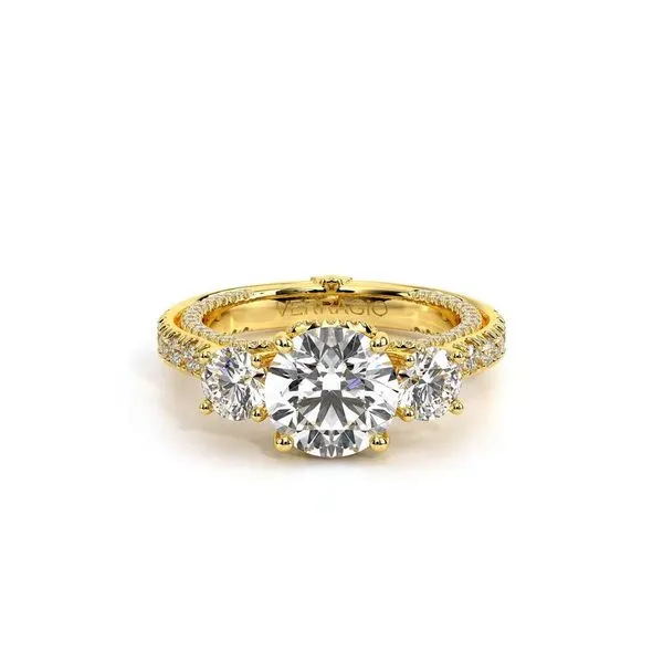 Couture-0479r-14k Yellow Gold Round Image 2 Tracy Jewelers Spokane, WA