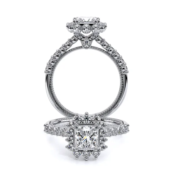 Renaissance-986P-18K White Gold Princess Tracy Jewelers Spokane, WA
