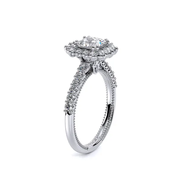 Renaissance-986P-18K White Gold Princess Image 3 Tracy Jewelers Spokane, WA