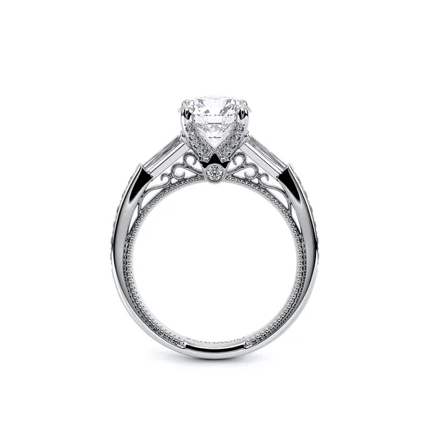 Venetian-5085r-18k White Gold Round Image 4 Tracy Jewelers Spokane, WA