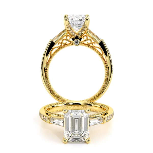 Venetian-5085em-14k Yellow Gold Emerald Tracy Jewelers Spokane, WA