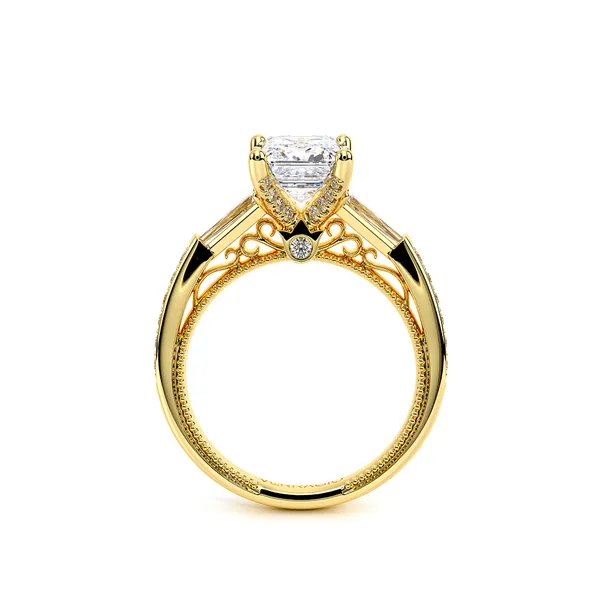 Venetian-5085em-14k Yellow Gold Emerald Image 4 Tracy Jewelers Spokane, WA