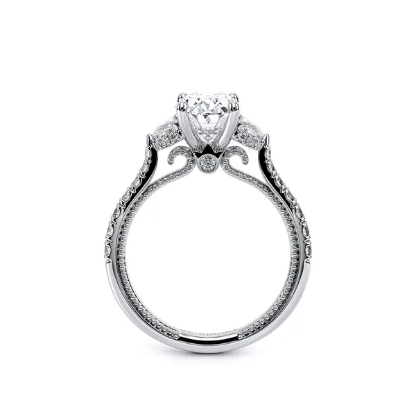 Couture-0485_oval-14k White Gold Oval Image 4 Tracy Jewelers Spokane, WA