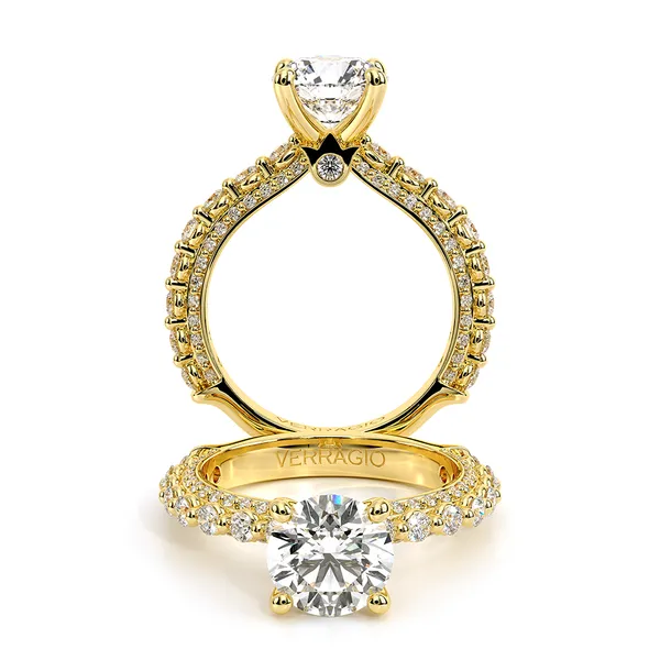 Couture-0488r20-18k Yellow Gold Round Tracy Jewelers Spokane, WA