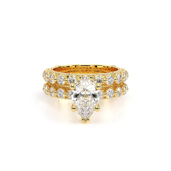 Couture-0488ps25-14k Yellow Gold Pear Image 5 Tracy Jewelers Spokane, WA