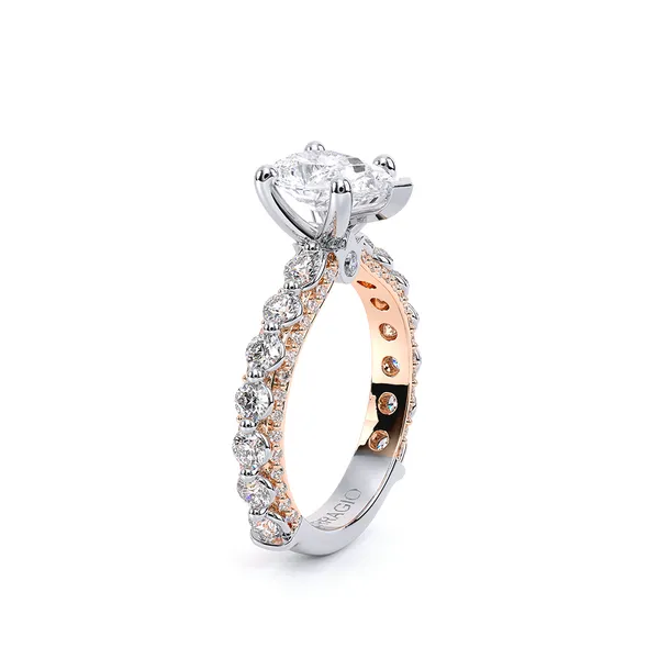 Couture-0488ps25-18k Two Tone Pear Image 3 Tracy Jewelers Spokane, WA