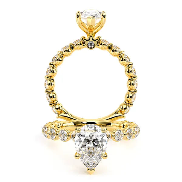 Renaissance-989PS25-18K Yellow Gold Pear Tracy Jewelers Spokane, WA