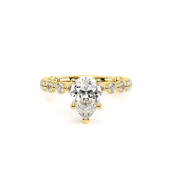 Renaissance-989PS25-18K Yellow Gold Pear Image 2 Tracy Jewelers Spokane, WA