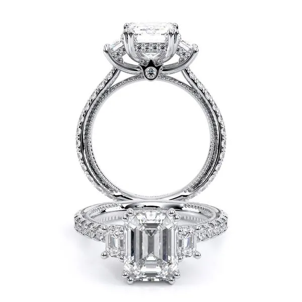 Renaissance-993EM17-14K White Gold Emerald Tracy Jewelers Spokane, WA