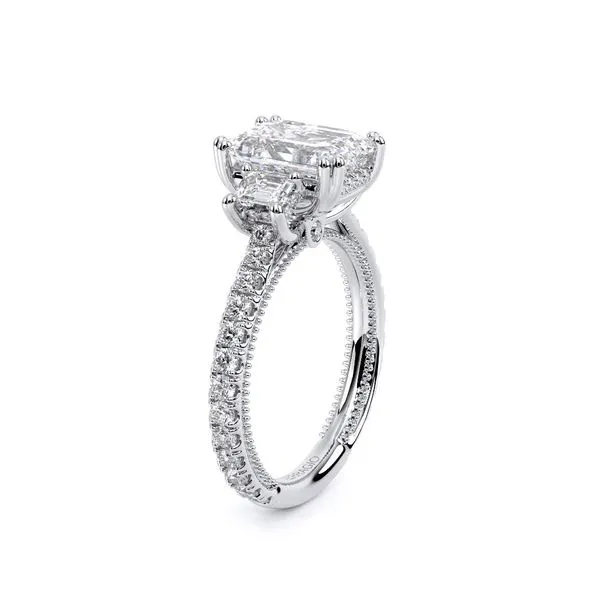 Renaissance-993EM17-14K White Gold Emerald Image 3 Tracy Jewelers Spokane, WA