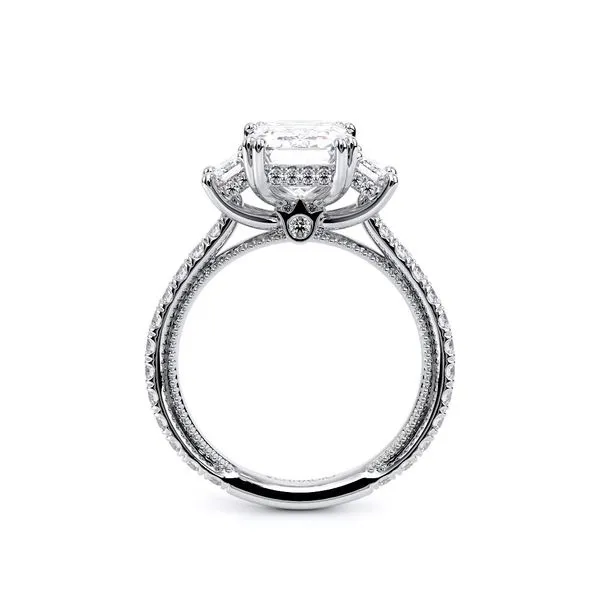 Renaissance-993EM17-14K White Gold Emerald Image 4 Tracy Jewelers Spokane, WA