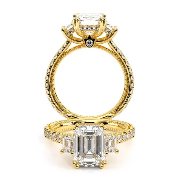 Renaissance-993EM17-14K Yellow Gold Emerald Tracy Jewelers Spokane, WA