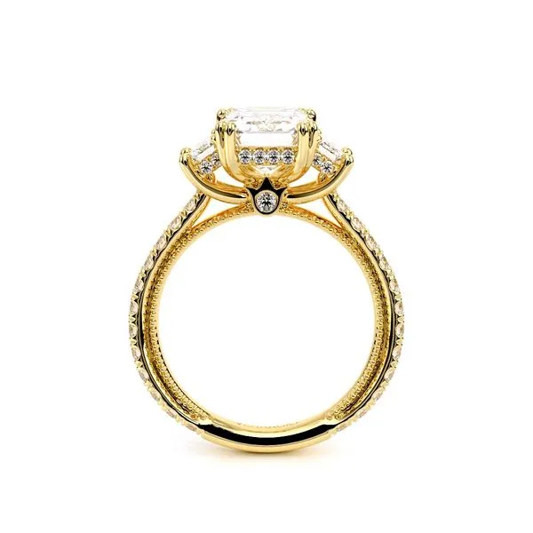 Renaissance-993EM17-14K Yellow Gold Emerald Image 4 Tracy Jewelers Spokane, WA