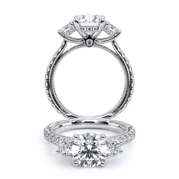 Renaissance-993R17-Platinum Round Tracy Jewelers Spokane, WA