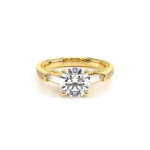 Insignia-7110R-14K Yellow Gold Round Image 2 Tracy Jewelers Spokane, WA