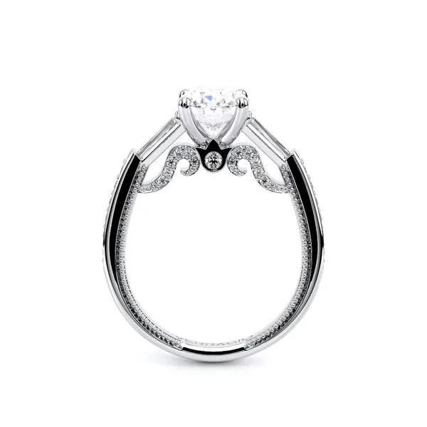 Insignia-7110OV-18K White Gold Oval Image 4 Tracy Jewelers Spokane, WA
