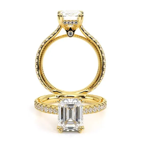 Renaissance-992EM17-14K Yellow Gold Emerald Tracy Jewelers Spokane, WA