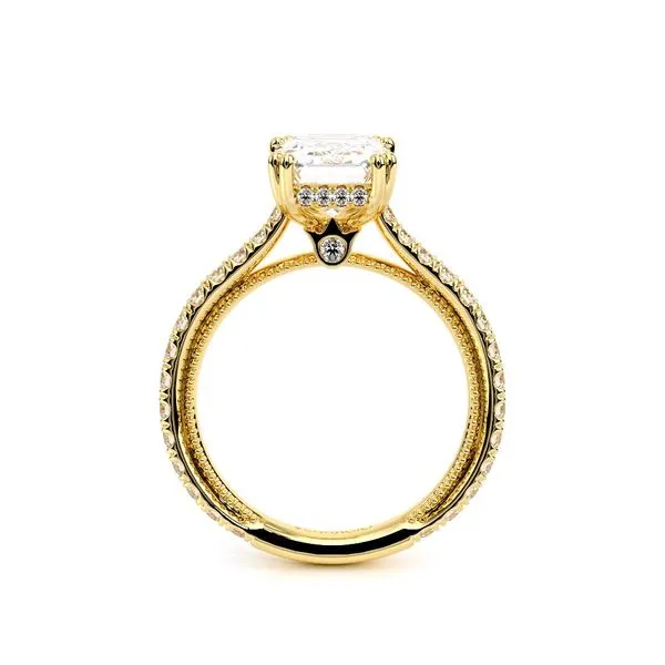 Renaissance-992EM17-14K Yellow Gold Emerald Image 4 Tracy Jewelers Spokane, WA