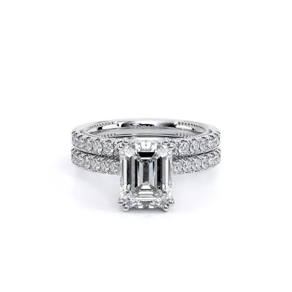 Renaissance-992EM17-Platinum Emerald Image 5 Tracy Jewelers Spokane, WA