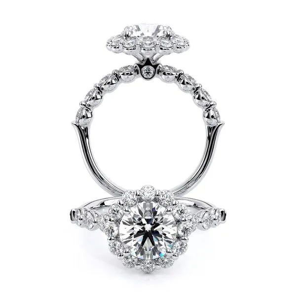 Renaissance-990R25-Platinum Round Tracy Jewelers Spokane, WA