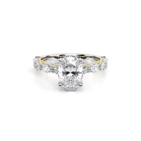 Couture-0490OV25-14K Two Tone Oval Image 2 Tracy Jewelers Spokane, WA