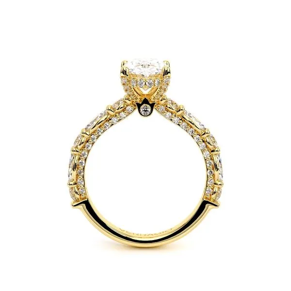 Couture-0490OV25-14K Yellow Gold Oval Image 4 Tracy Jewelers Spokane, WA