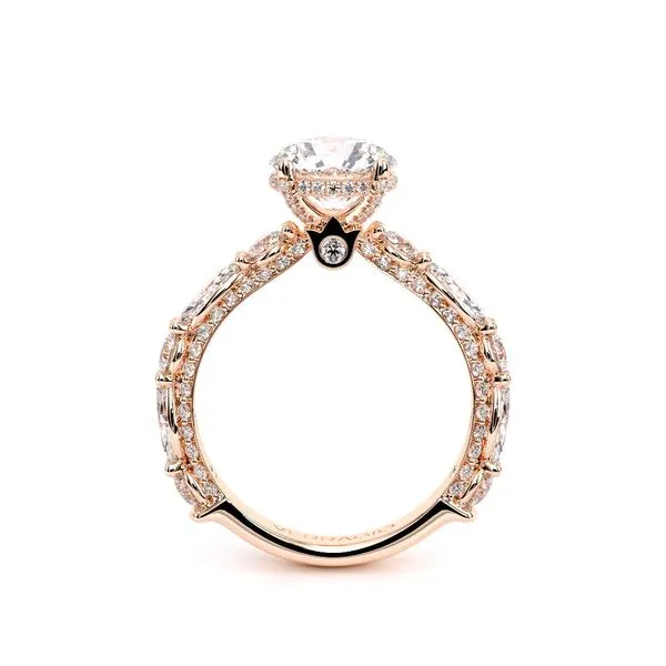 Couture-0490R30-14K Rose Gold Round Image 4 Tracy Jewelers Spokane, WA