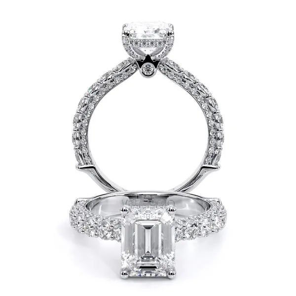 Couture-0489EM25-14K White Gold Emerald Tracy Jewelers Spokane, WA