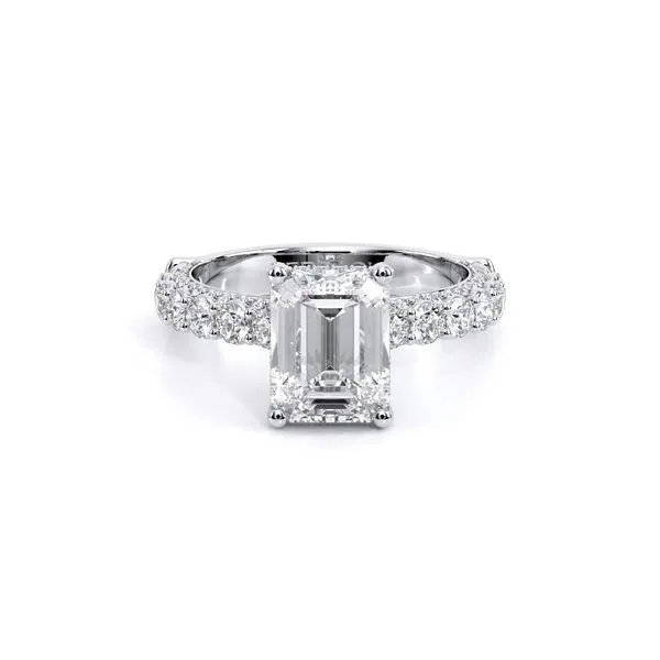 Couture-0489EM25-14K White Gold Emerald Image 2 Tracy Jewelers Spokane, WA